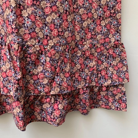 Vintage M&S St Michael Maxi Skirt fits UK 12 Ditzy floral - Picture 4 of 12